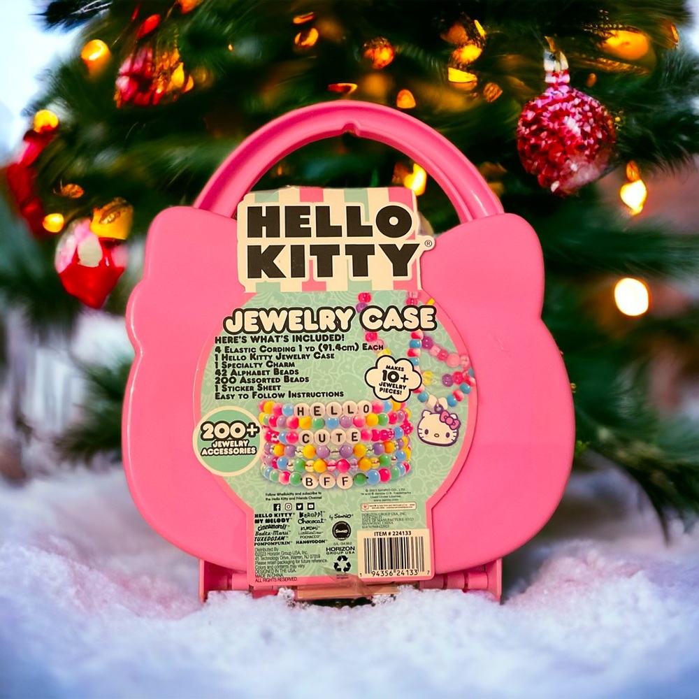 🎄Hello Kitty Fun 200+ Accessories Makes 10+ Jewelry Pieces Kit & Case! - Picture 7 of 8